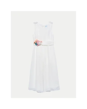 Rochie fete,  model 5224, alb, poliester