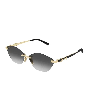 Ochelari de soare cat-eye, Auriu/Negru