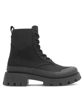Botine dama,  590558810477336, Piele ecologica, Negru