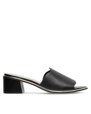 Sandale dama,  590558856956537, Piele naturala, Negru