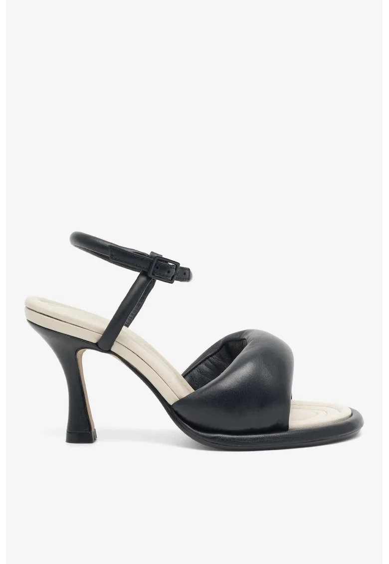 Sandale dama  5904862931142, Piele naturala, Negru, Negru