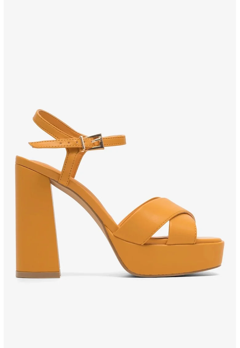 Sandale dama  5904862775777, Sintetic, 40 EU, Portocaliu