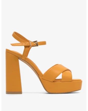 Sandale dama  5904862775777, Sintetic, 40 EU, Portocaliu