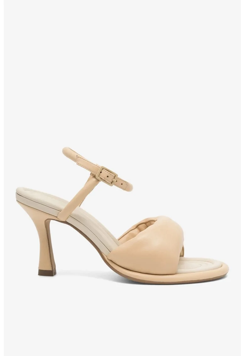 Sandale dama  5904862931135, Piele naturala, Bej, Bej
