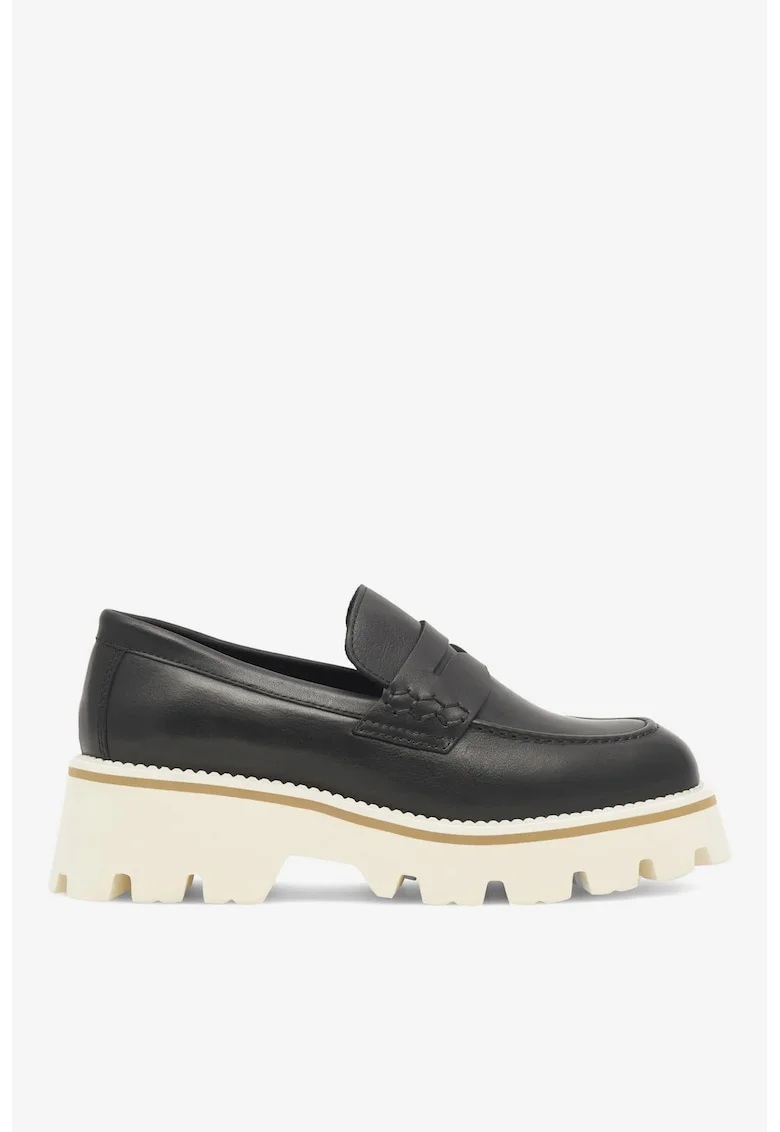 Mocasini dama  5905588513964, Piele naturala, 41 EU, Maro