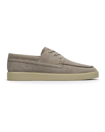 Mocasini de piele intoarsa Lockford, Grej