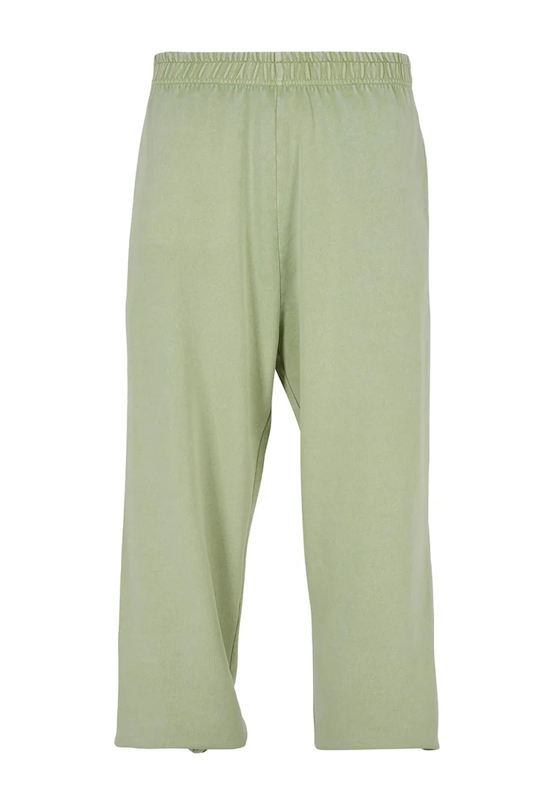 Pantaloni de trening cu croiala dreapta si buzunare, Verde fistic