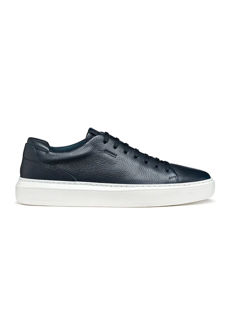 Pantofi sport Deiven flatform din piele, Albastru ultramarin