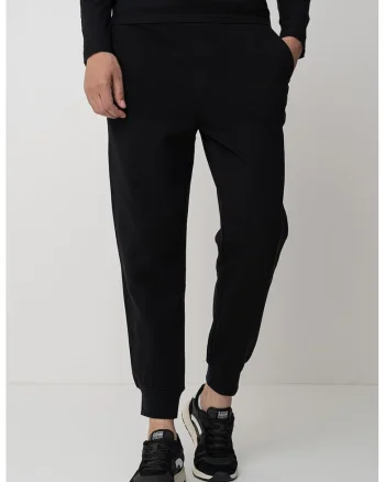 Pantaloni de trening cu snur de ajustare, Negru