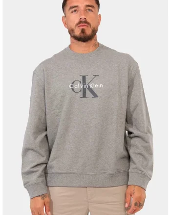 Bluza de trening cu logo, Gri
