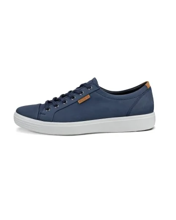 Pantofi barbati Soft 7,  Piele naturala, Bleumarin