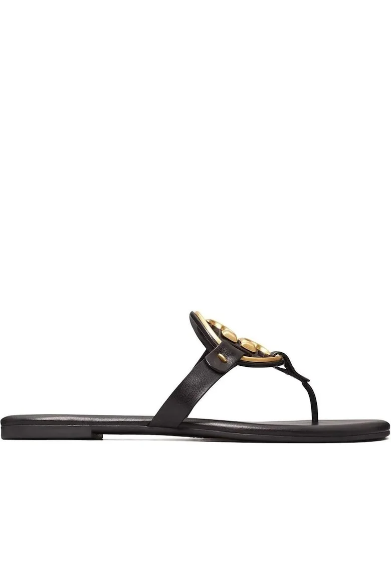 Papuci dama,  Piele Negru, Negru
