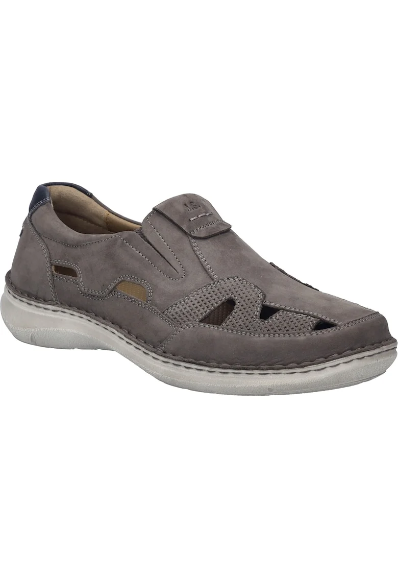 New Anvers 77, piele naturală, gri, Gri
