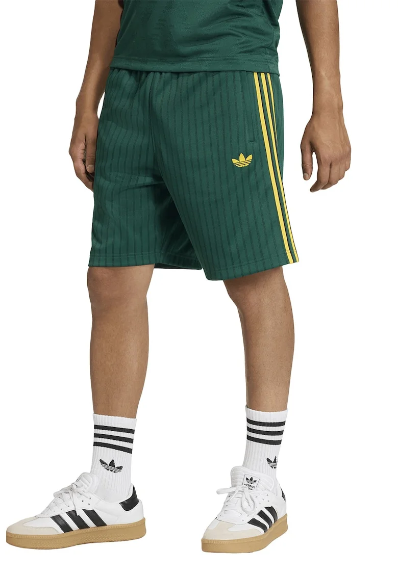Pantaloni sport scurti cu talie elastica Firebird, Verde aquamarin