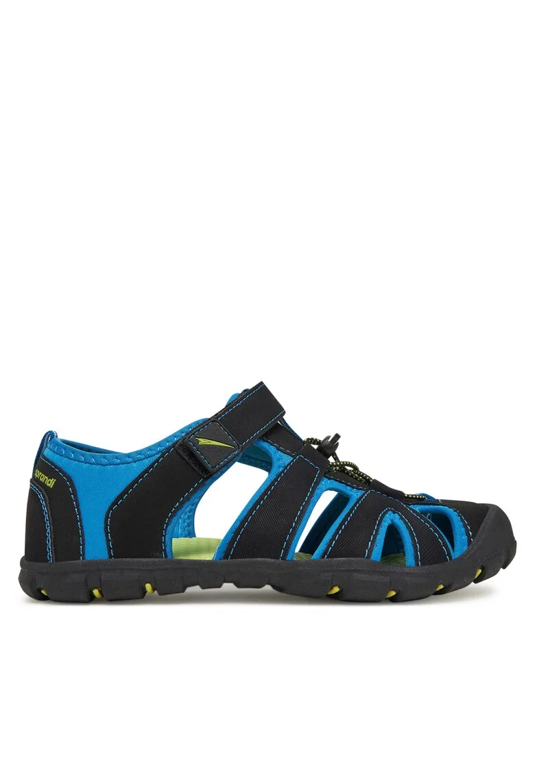 Sandale copii,  negru, material sintetic, inchidere velcro