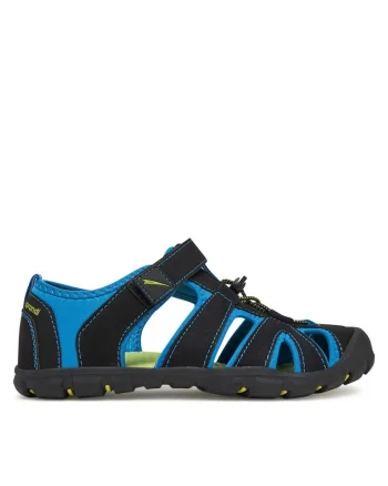Sandale copii,  negru, material sintetic, inchidere velcro
