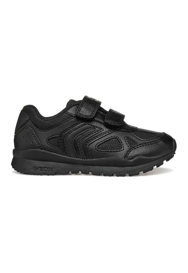 Pantofi sport cu veclro si plasa, Negru