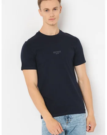 Tricou slim fit de bumbac, Albastru ultramarin