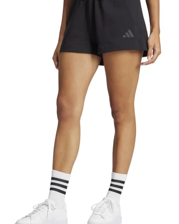 Pantaloni scurti cu talie inalta All SZN, Negru