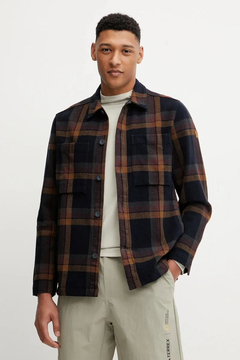 Fjallraven geacă cu aspect de cămașă Singi Flannel Overshirt M