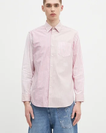 Aries cămașă din bumbac Patchwork LS Shirt