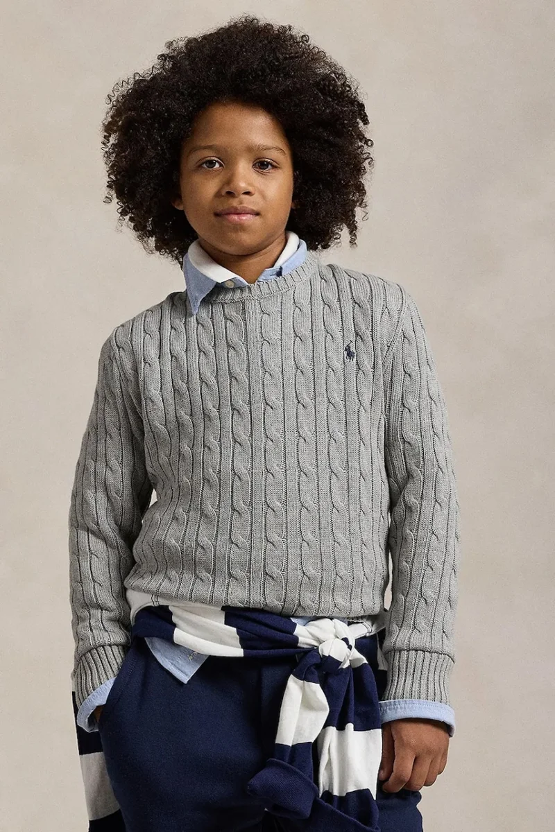 Polo Ralph Lauren pulover de bumbac pentru copii