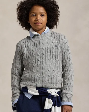 Polo Ralph Lauren pulover de bumbac pentru copii