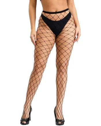 Dresuri Dama Grid cu plasa mare negre