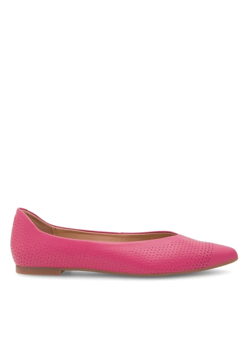 Balerini dama, 70833,  Piele naturala, Roz