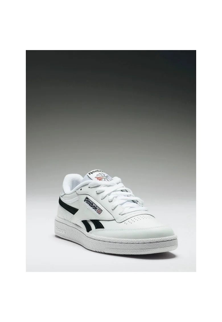 Pantofi sport barbati  din piele naturala, alb, Alb