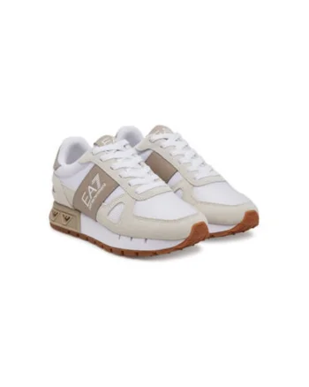 Pantofi sport dama, X8X151 XK354,  Emporio Armani, Textil, Alb