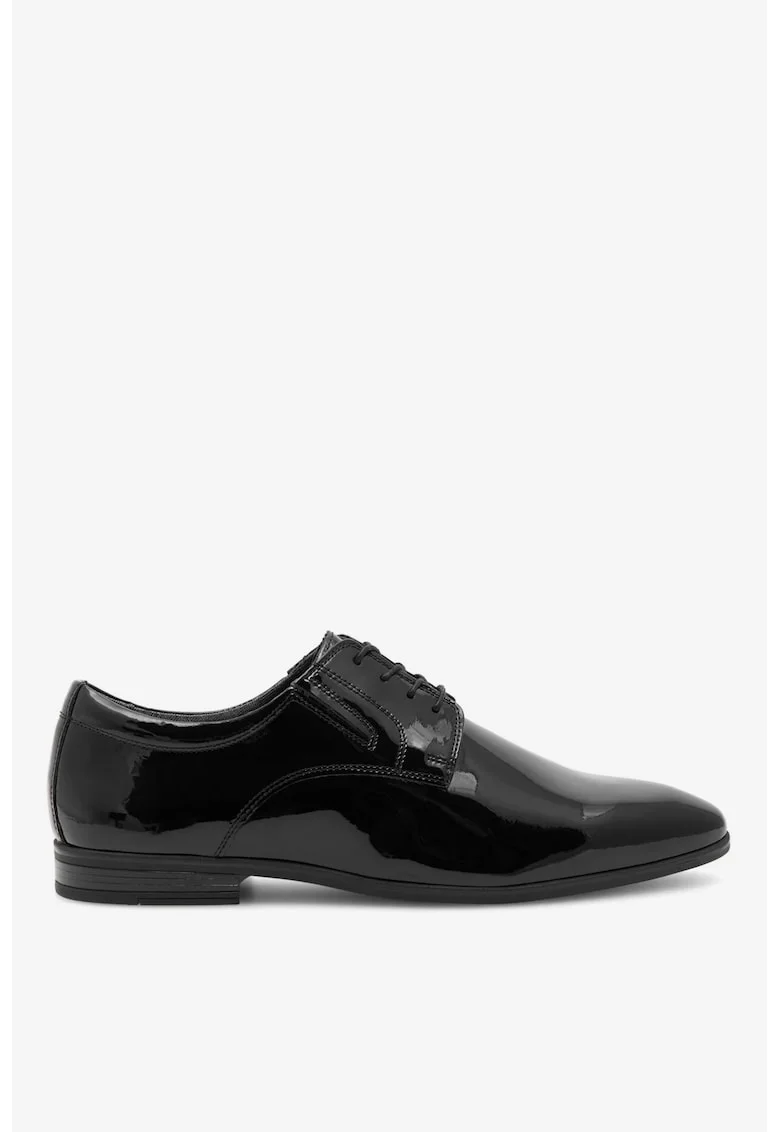 Pantofi barbati  5905588318187, Piele naturala, Negru, Negru