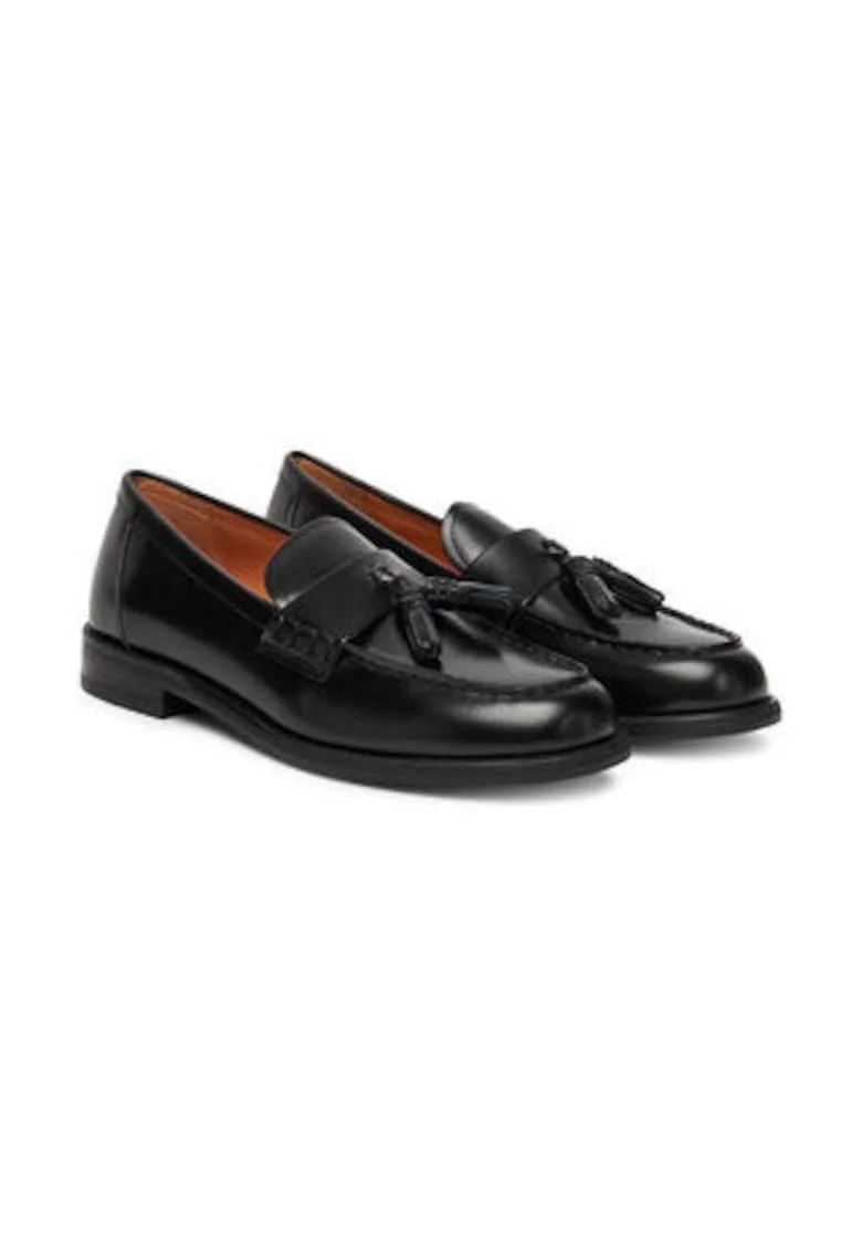 Mocasini de dama  din piele naturala, Negru