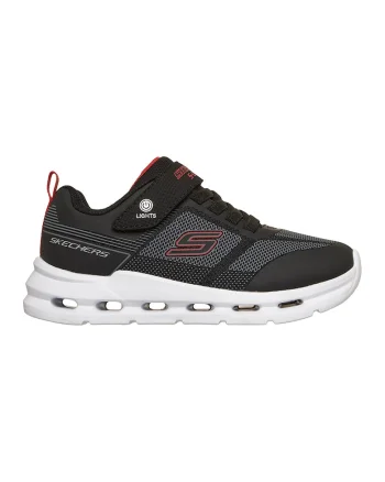 Pantofi sport Glide-Step de plasa si piele ecologica cu LED-uri