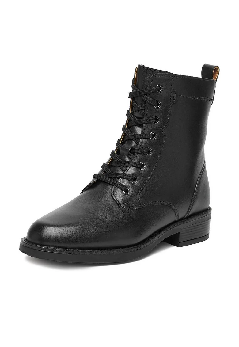Ghete dama CEO-WI23-JIA-01,  Piele naturala, Negru