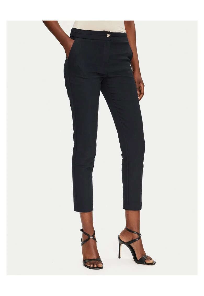 Pantaloni eleganti pentru dama  bleumarin,