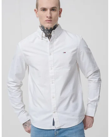 Camasa Oxford regular fit, Alb