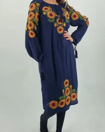 Rochie Traditionala Floarea Soarelui 3