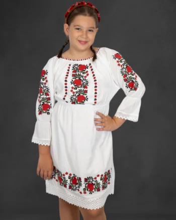 Rochie traditionala fetite Elvira 2