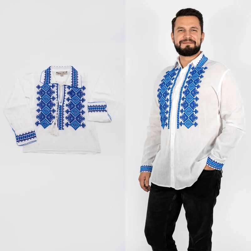 Set Traditional - Camasa Tata   Camasa fiu Denis 2
