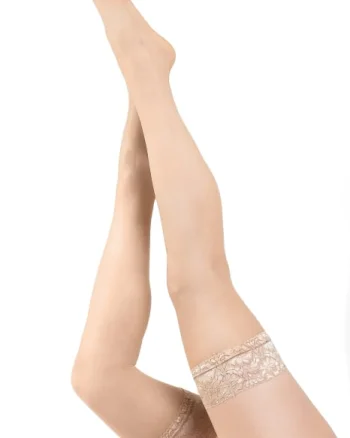 Ciorapi cu banza adeziva Fiore Milena Sensual Nude 20 DEN