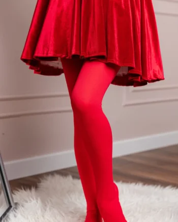 Dres fetite Terri Calenta Red 40 DEN