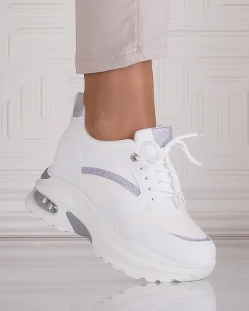 Sneakers dama cu platforma Albi din Piele Ecologica Tammara