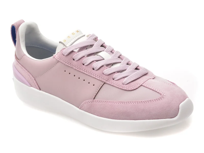 Pantofi sport GEOX mov, D659JA, din piele naturala