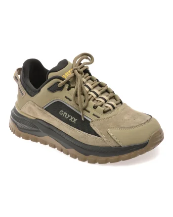 Pantofi sport GRYXX verzi, 33039, din piele ecologica