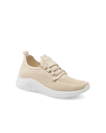 Pantofi sport dama,  505044, Mesh, Bej