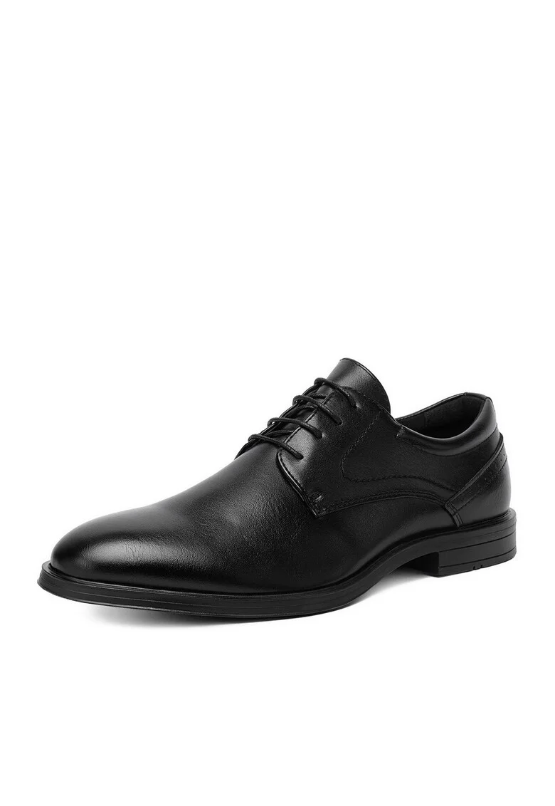 Pantofi barbati,  CEO-M33606, negri, tesatura