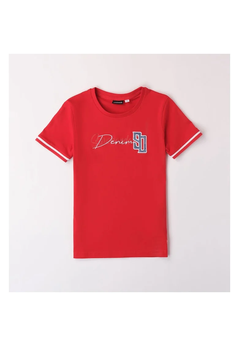 Tricou cu imprimeu rosu pentru baiat, Rosu