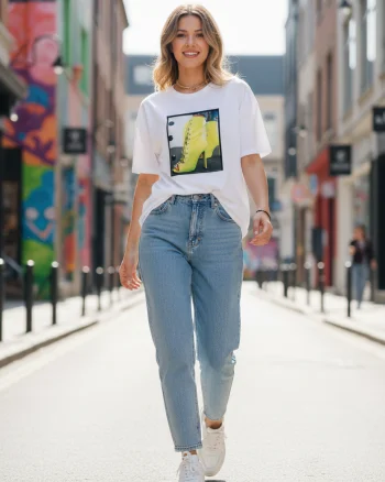 Tricou dama cu aplicatii 3D