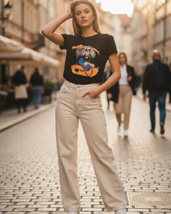 Tricou dama cu imprimeu
